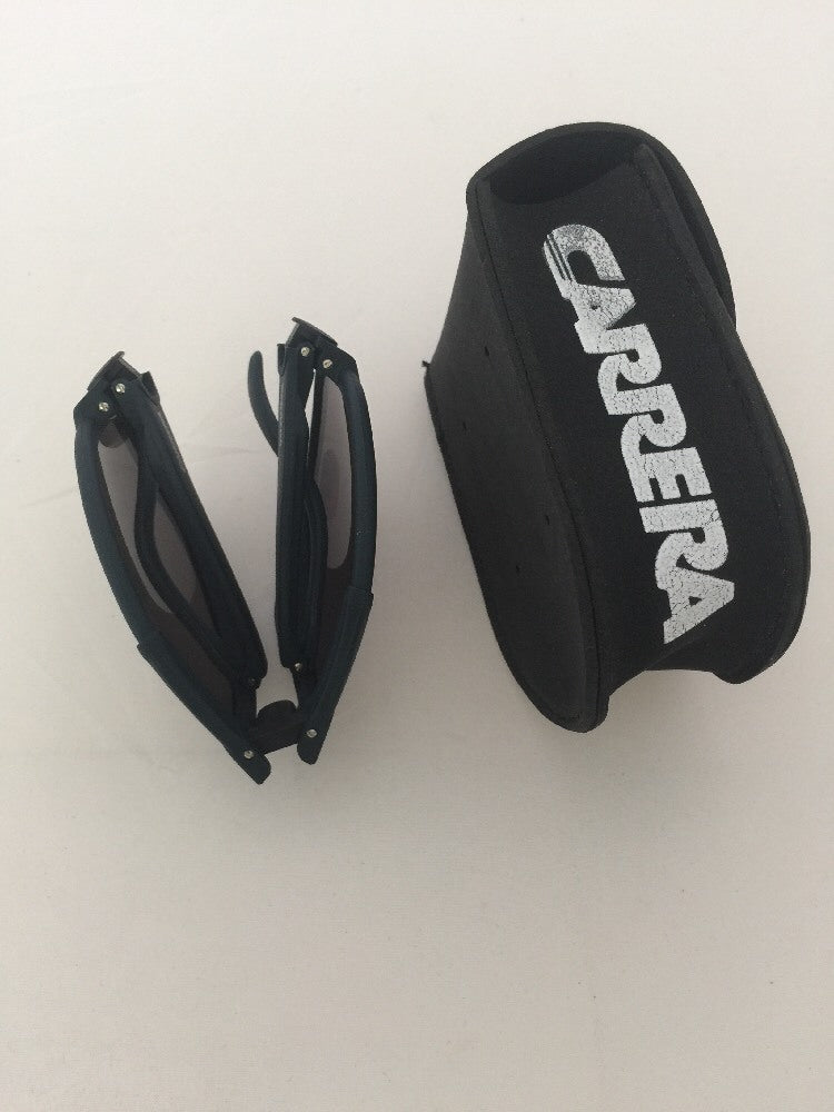 Vintage Carrera Carrera 5586 Folding Kevlar Black Sunglasses - Super Vision Optical