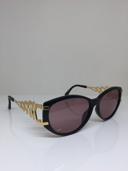Vintage Paloma Picasso PALOMA PICCASO 3812 Black Sunglasses - Super Vision Optical
