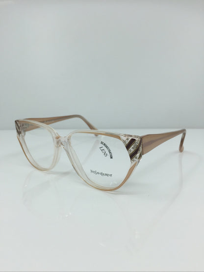 Vintage Saint Laurent YSL 405 Clear Sunglasses - Super Vision Optical