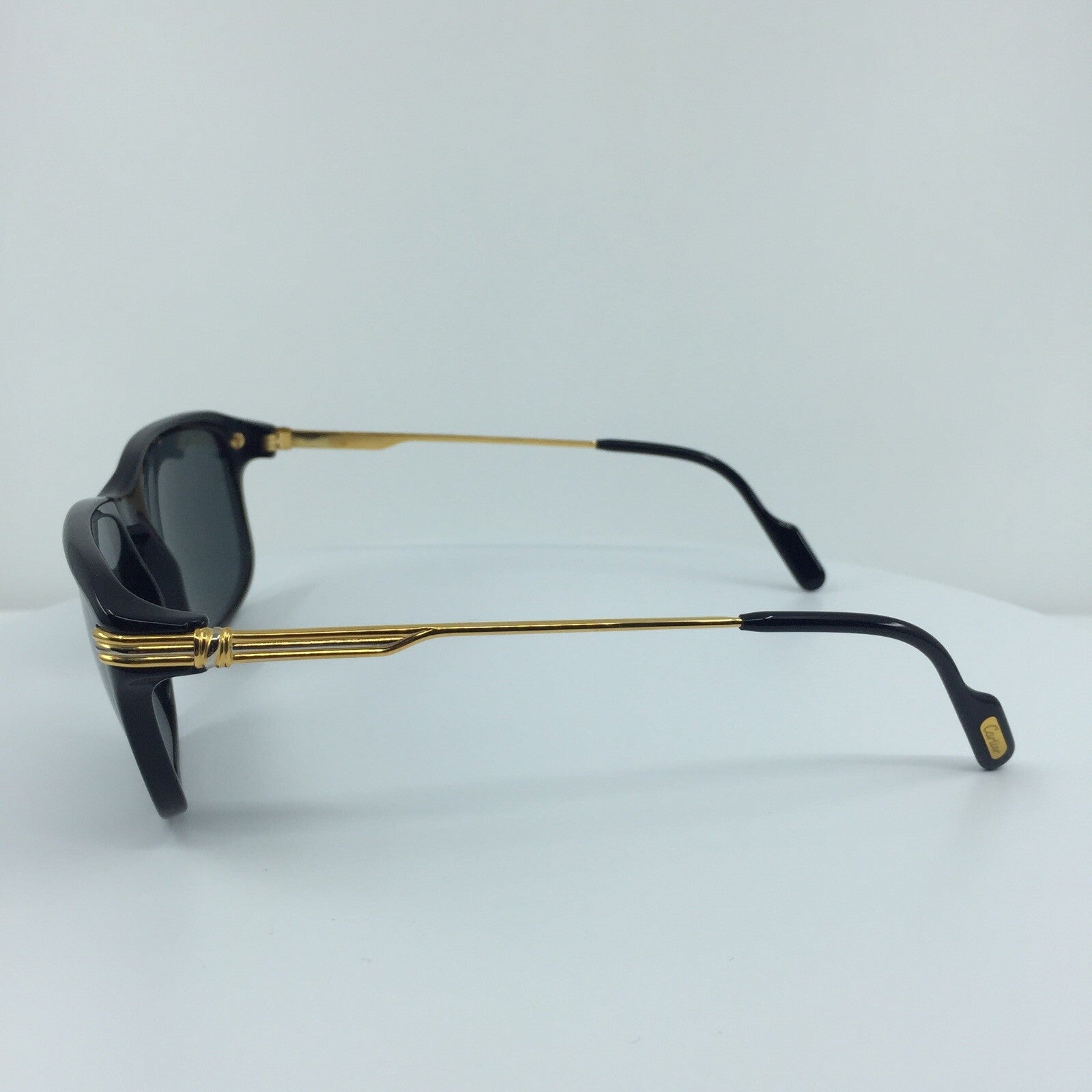 Vintage Cartier T8200189 Black Sunglasses - Super Vision Optical