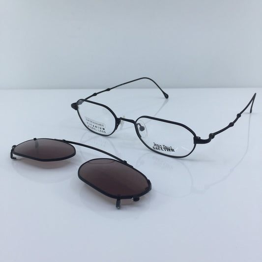 Vintage Jean Paul Gaultier JPG 55-0019 Gold Eyeglasses - Super Vision Optical