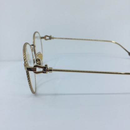 Vintage Fred Lunettes FG40007U Gold Eyeglasses - Super Vision Optical