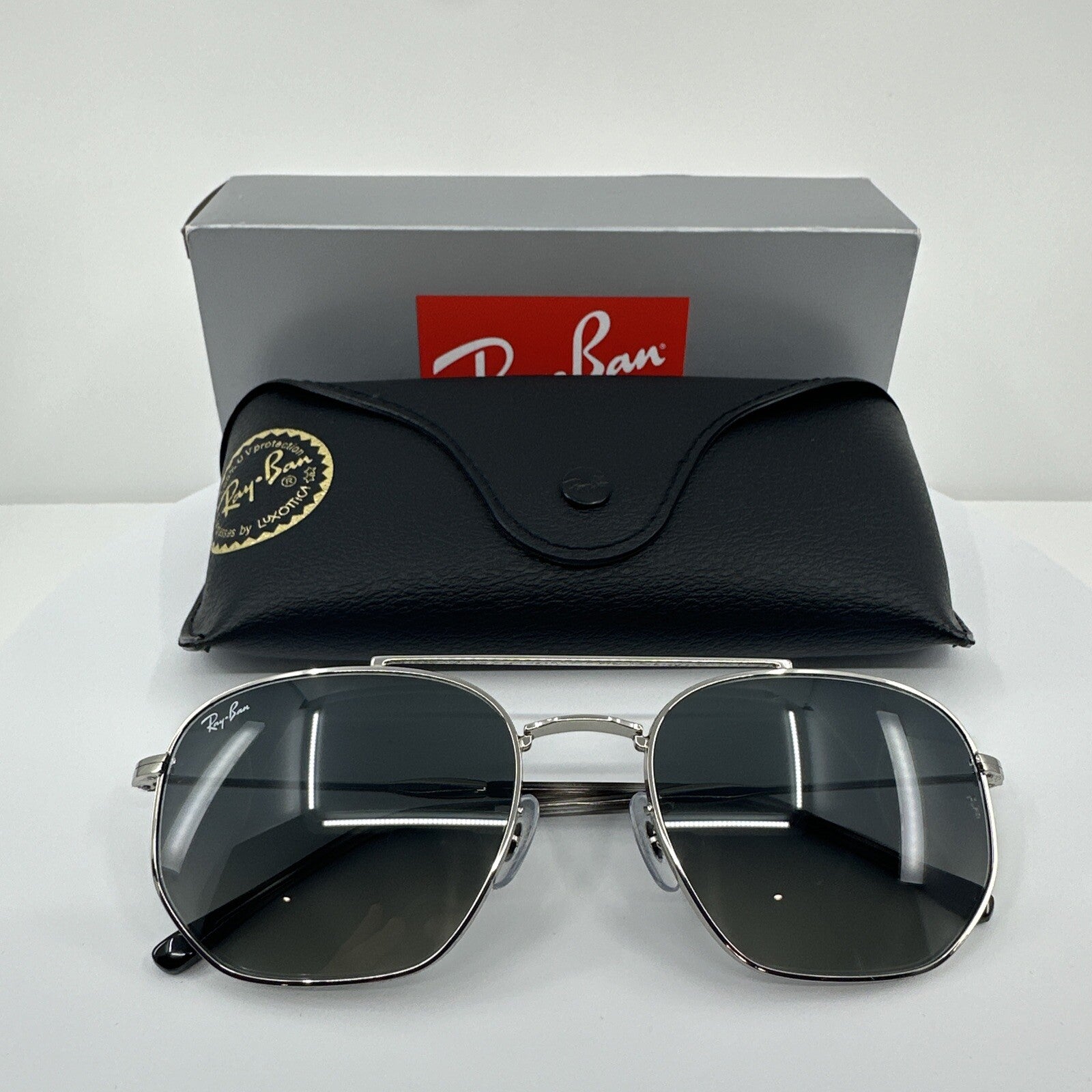 Vintage Ray-Ban RB 3707 Silver Sunglasses - Super Vision Optical