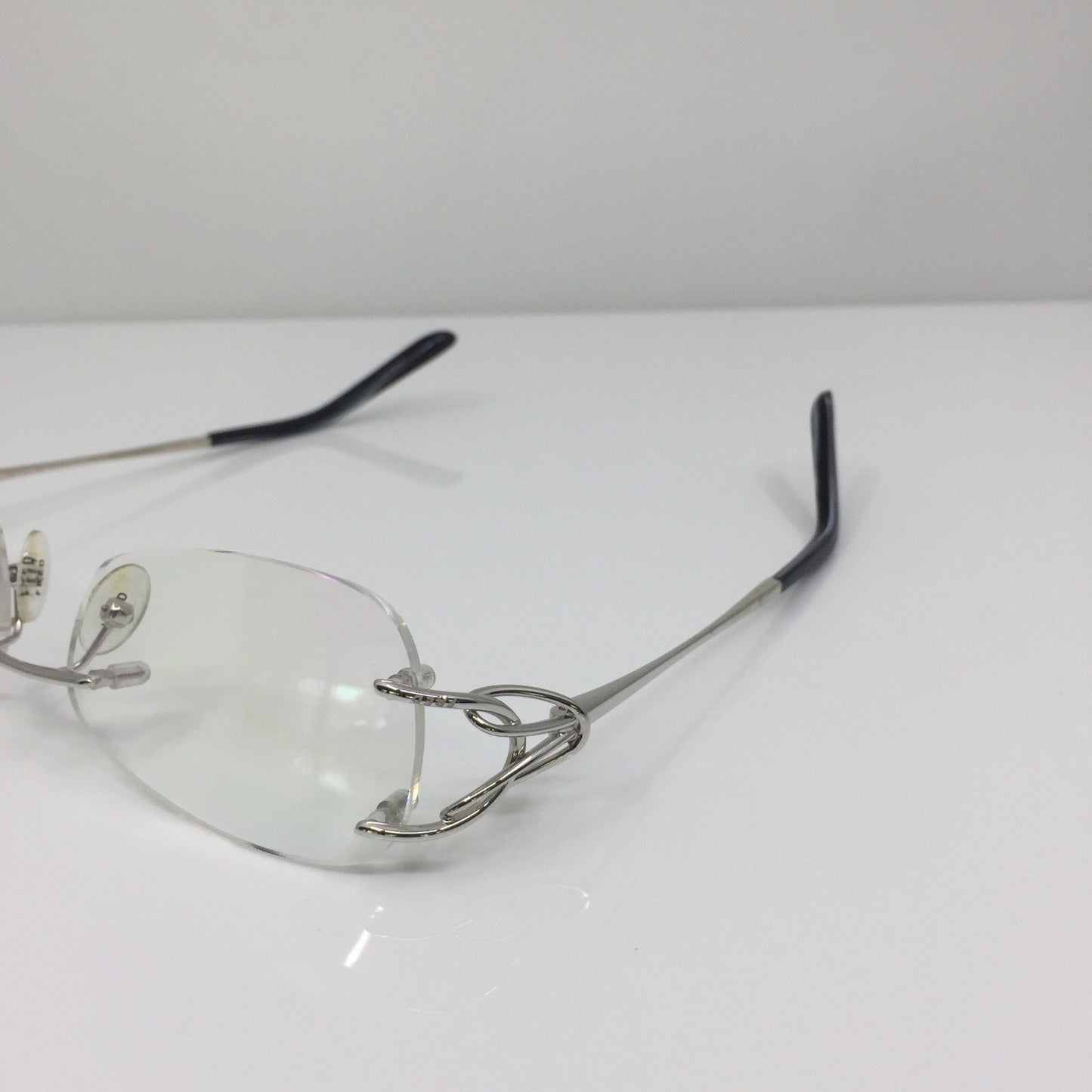 Vintage Fred Lunettes Volute F2 Silver Eyeglasses - Super Vision Optical