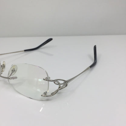 Vintage Fred Lunettes Volute F2 Silver Eyeglasses - Super Vision Optical