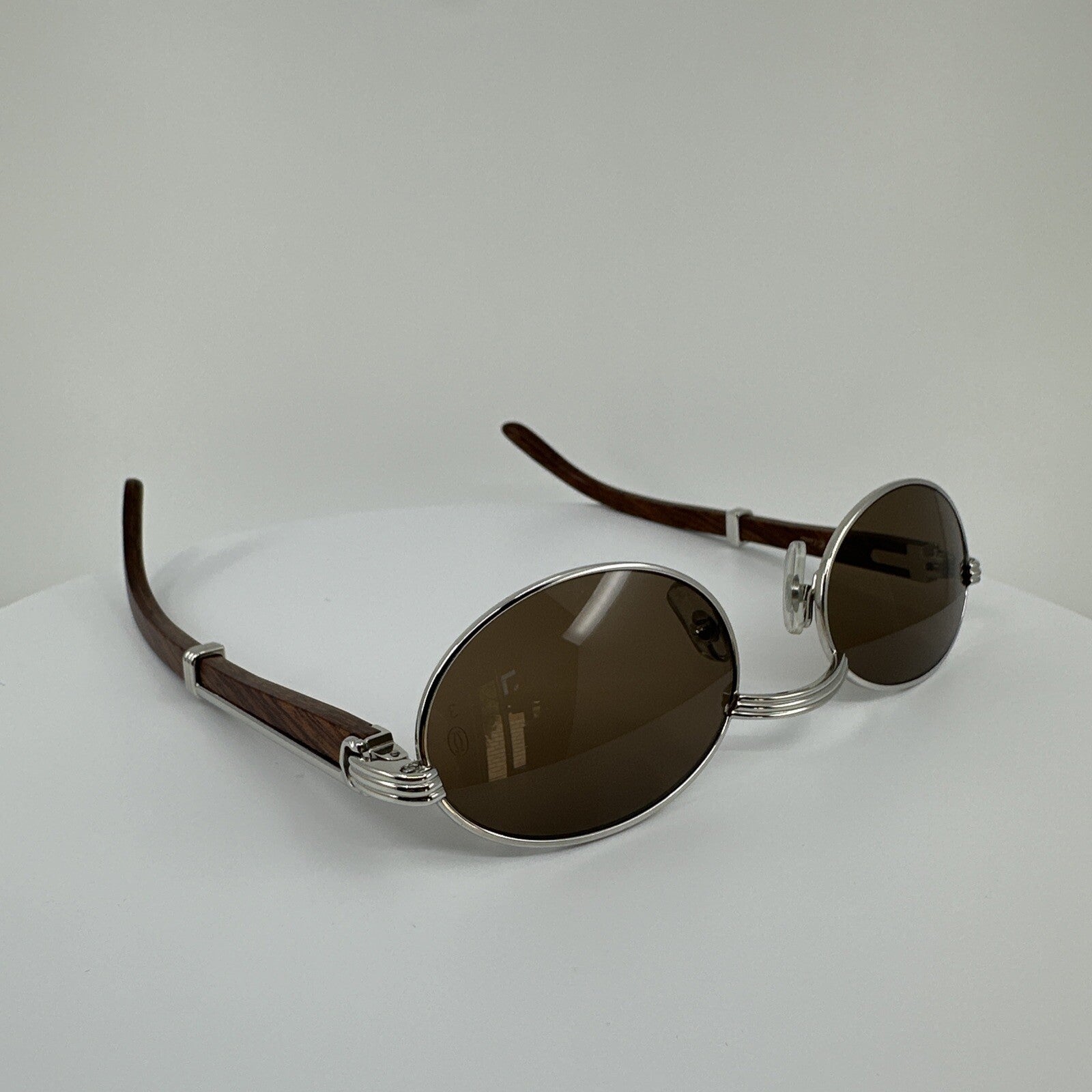 Vintage Cartier Cartier Sully Silver Sunglasses - Super Vision Optical