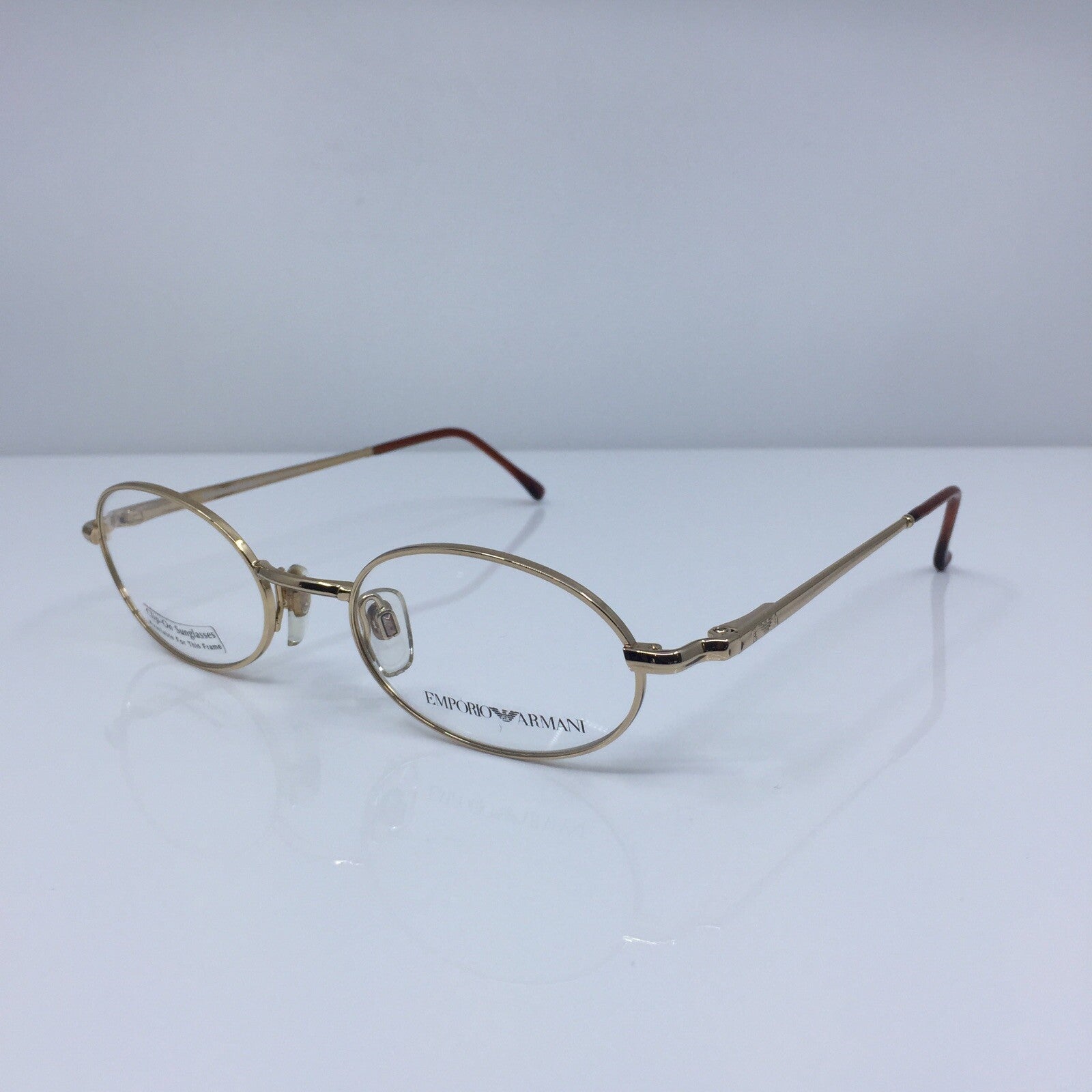 Vintage Emporio Armani EA 077 Gold Eyeglasses - Super Vision Optical