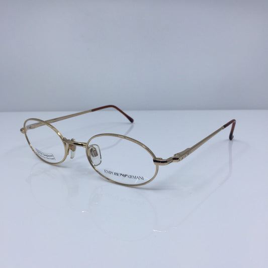 Vintage Emporio Armani EA 077 Gold Eyeglasses - Super Vision Optical