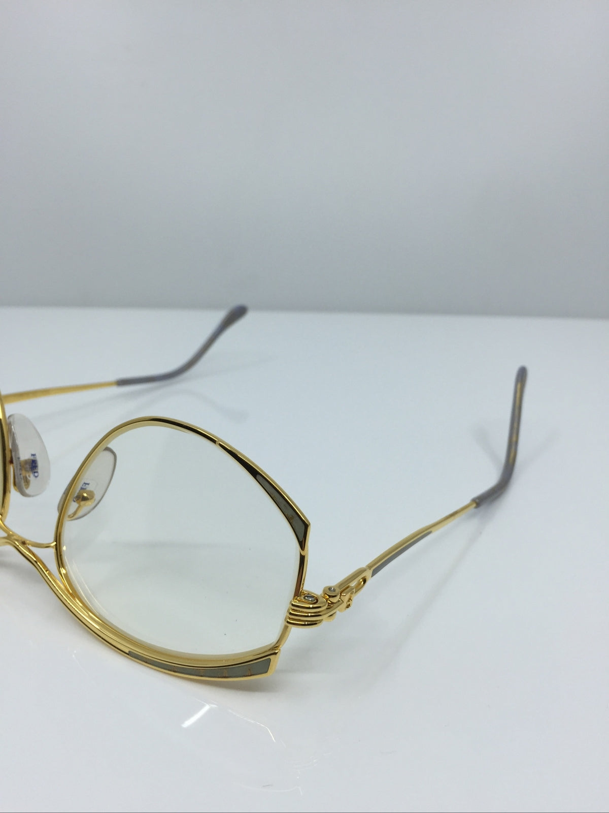Vintage FRED Lunettes Paris Joyau Gold Eyeglasses - Super Vision Optical