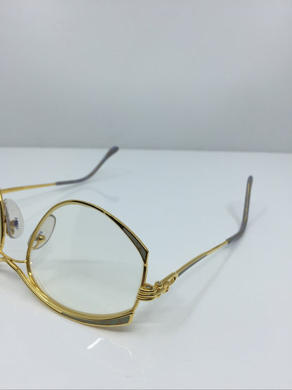 Vintage FRED Lunettes Paris Joyau Gold Eyeglasses - Super Vision Optical