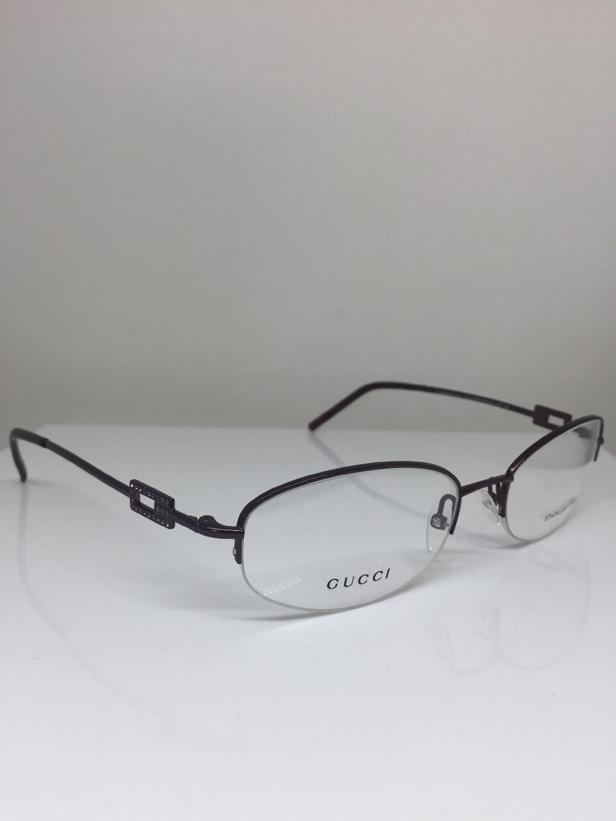 Vintage Gucci GG 2709 Strass Purple Eyeglasses - Super Vision Optical