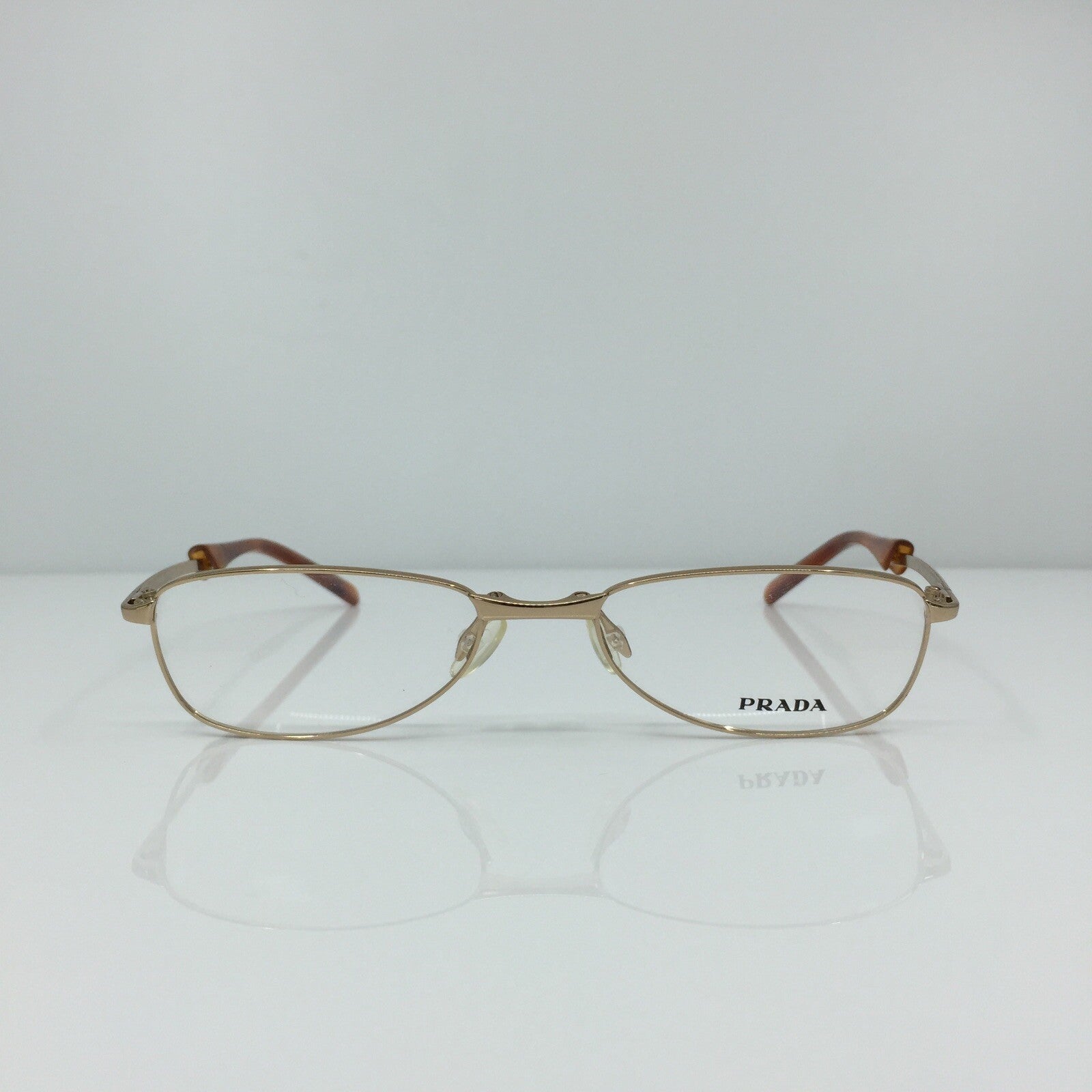 Vintage Prada VPR 76C Gold Eyeglasses - Super Vision Optical