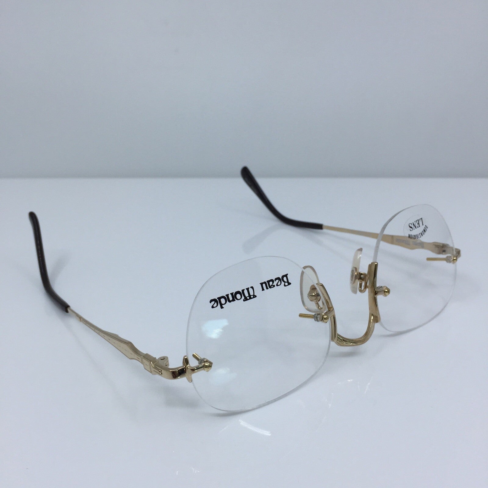 Vintage Beau Monde Collection Westbury Gold Eyeglasses - Super Vision Optical