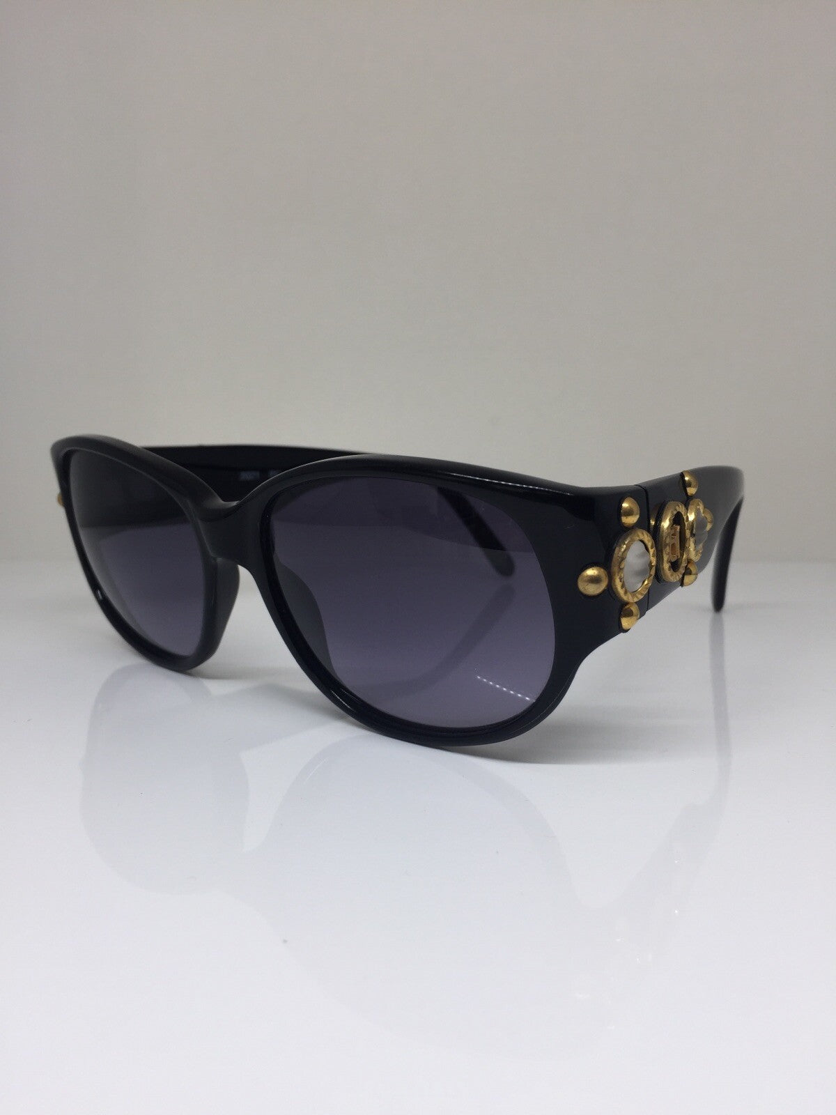 Vintage Emmanuelle Khanh EMMANUELLE KHANH PARIS EK 2021 Gold Sunglasses - Super Vision Optical