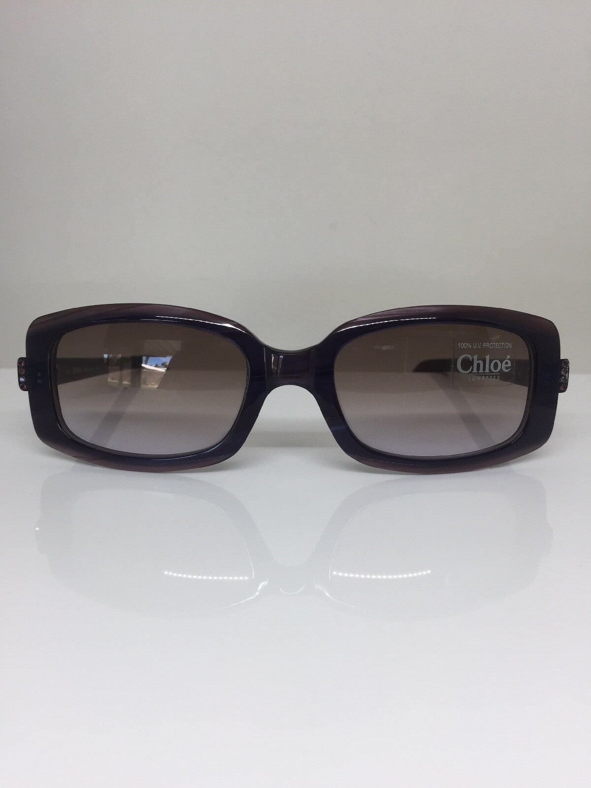 Vintage Chloé Chle 53 Sunglasses Purple Sunglasses - Super Vision Optical
