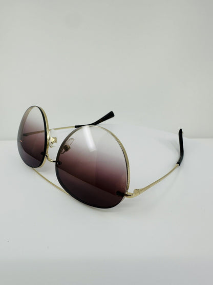 Vintage Valentino VALENTINO VA 2009 Gold Sunglasses - Super Vision Optical