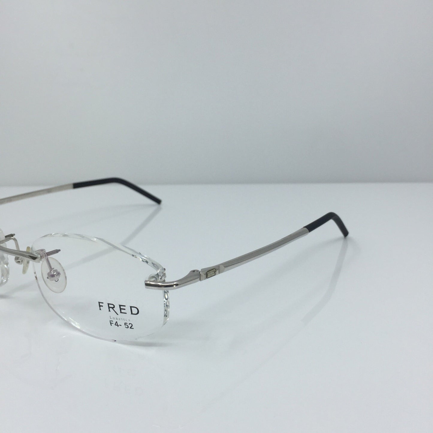 Vintage Fred Lunettes CUT 008 F4 Silver Eyeglasses - Super Vision Optical