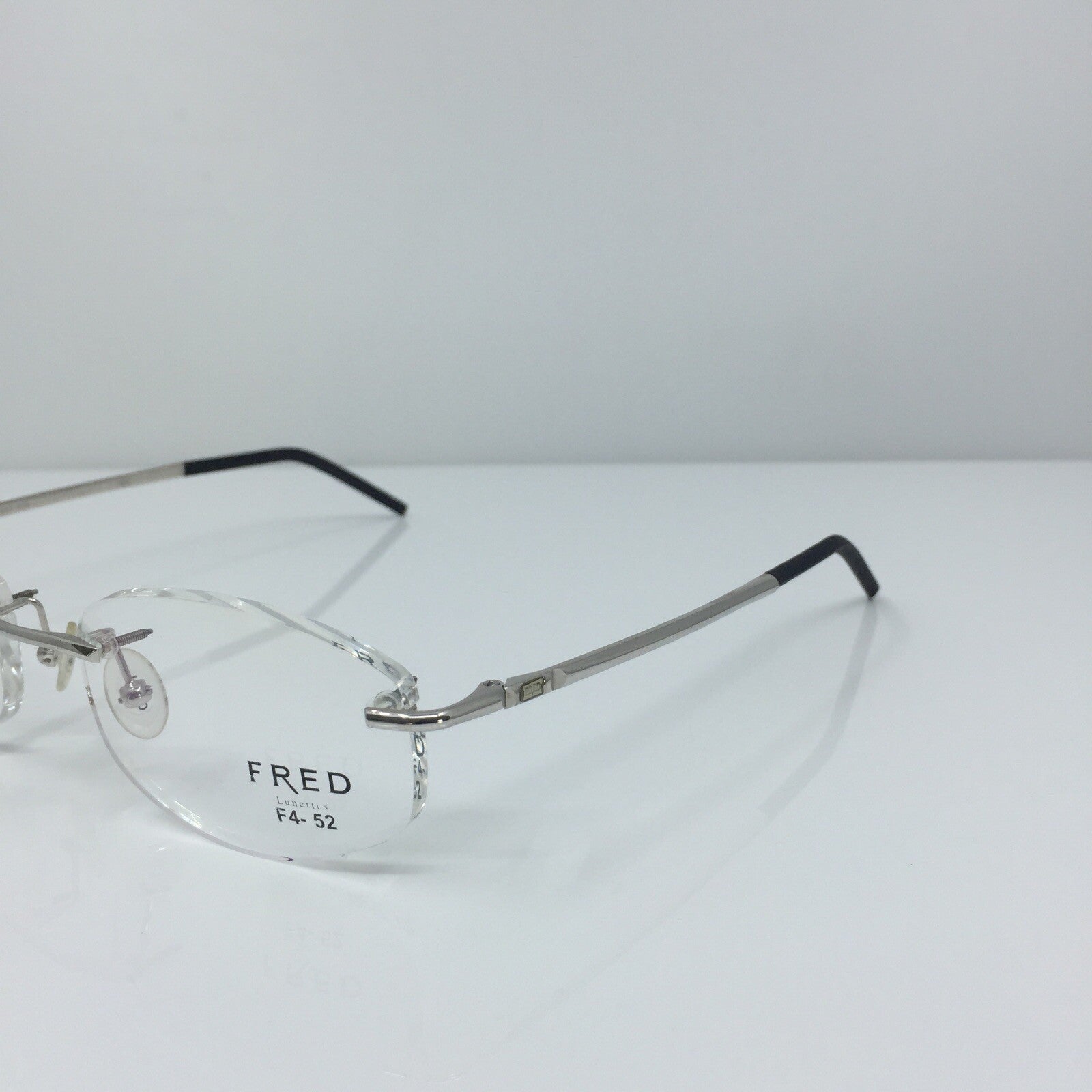 Vintage Fred Lunettes CUT 008 F4 Silver Eyeglasses - Super Vision Optical