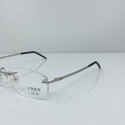 Vintage Fred Lunettes CUT 008 F4 Silver Eyeglasses - Super Vision Optical