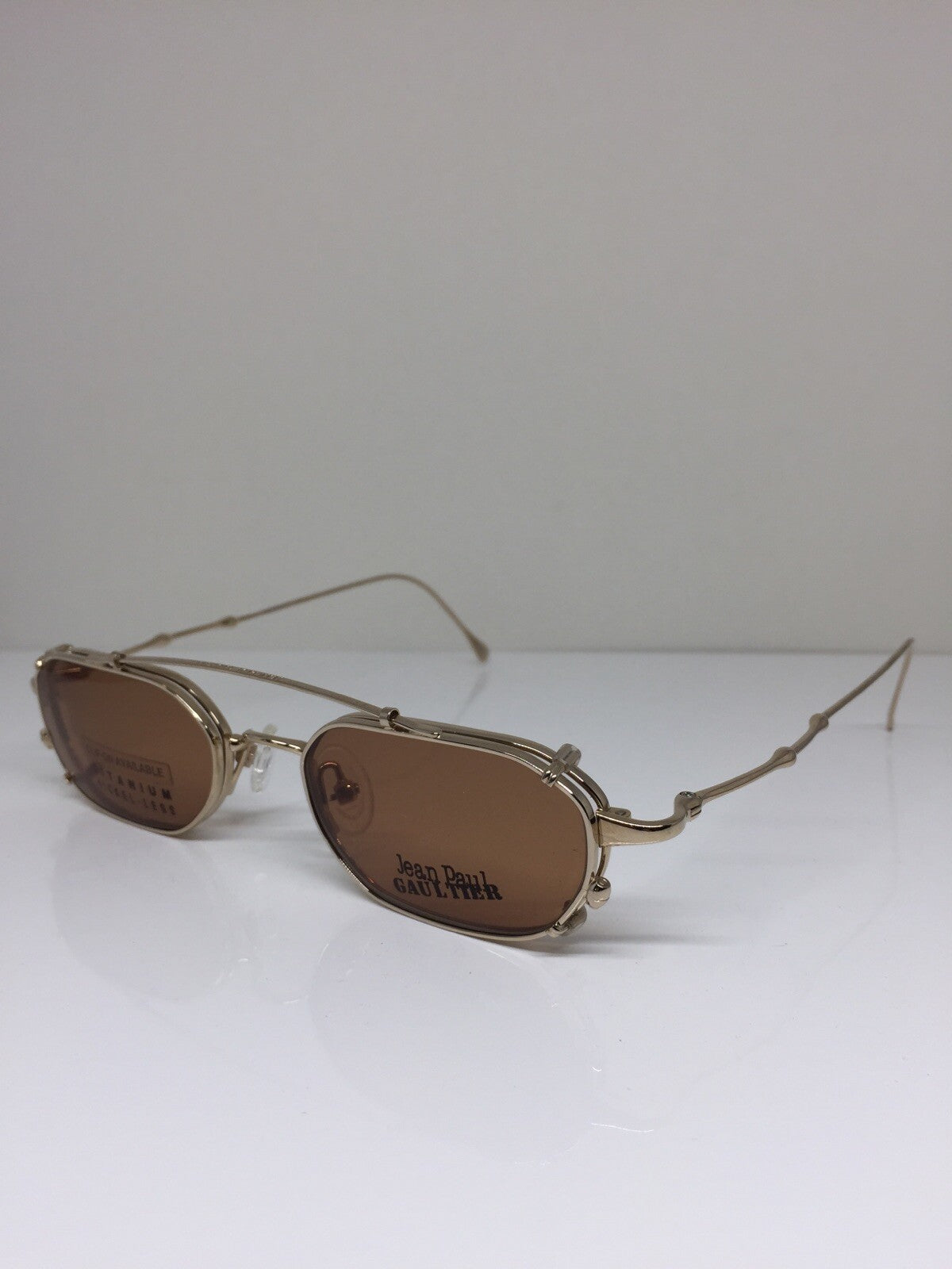 Vintage Jean Paul Gaultier JPG 55-0019 Gold Eyeglasses - Super Vision Optical