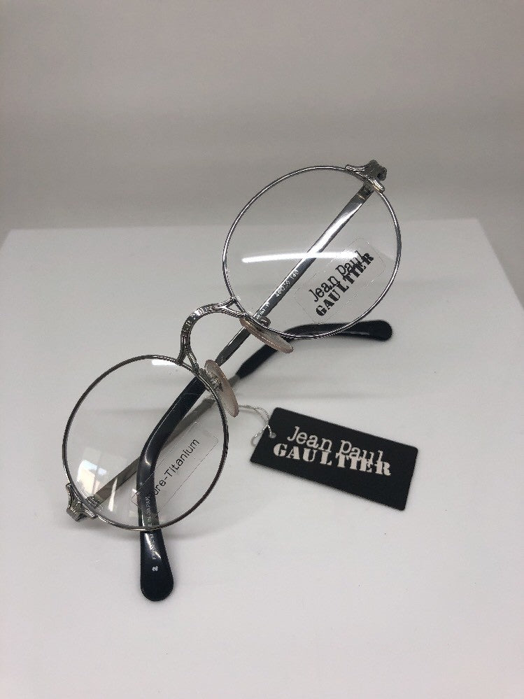 Vintage Jean Paul Gaultier JPG 55-4181 Silver Sunglasses - Super Vision Optical
