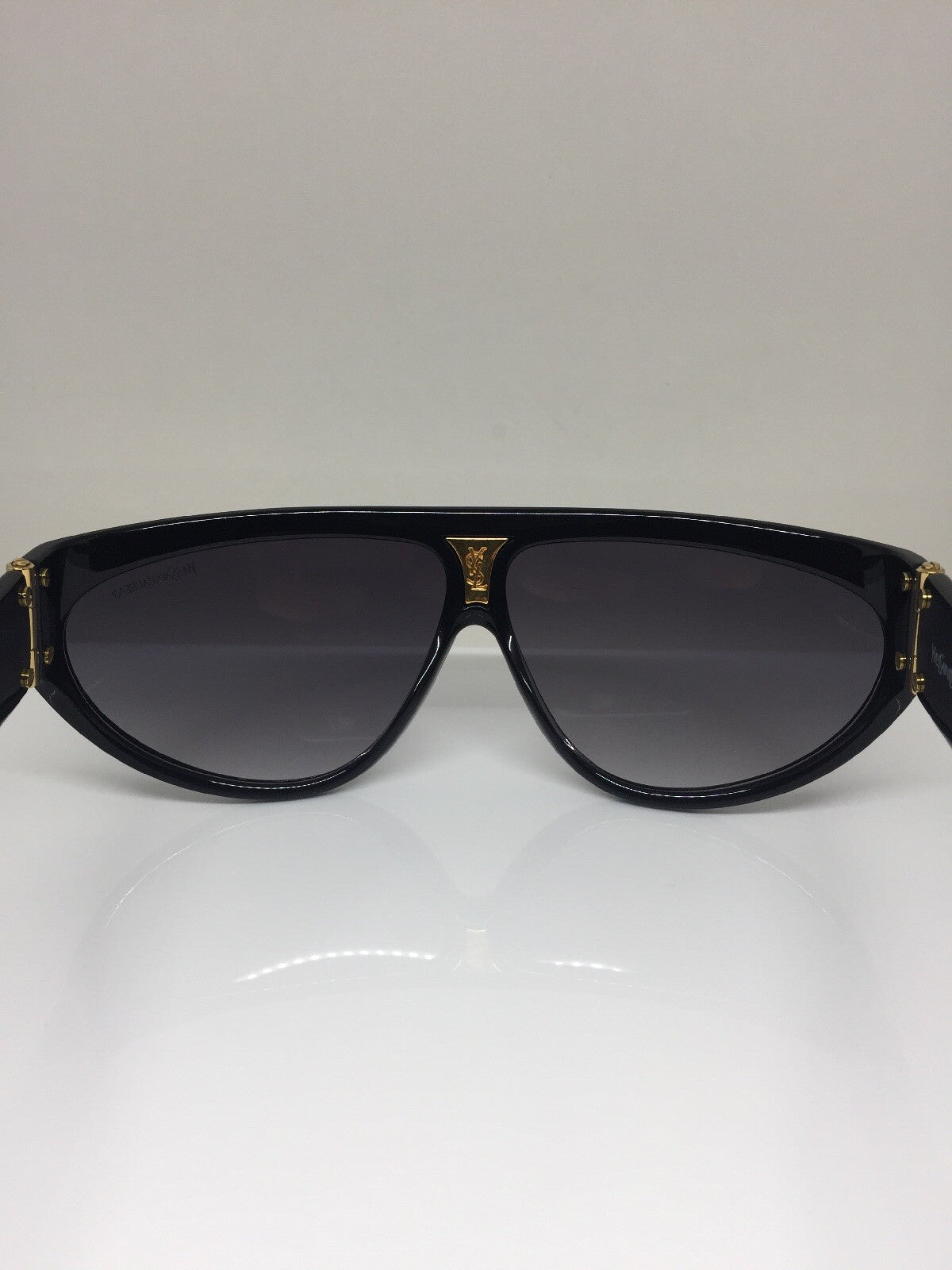Vintage Saint Laurent 8761-2 Y 59 Black Sunglasses - Super Vision Optical