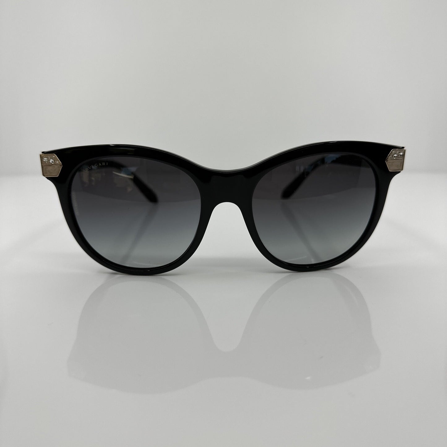 Vintage Bvlgari Bulgari 8185-B Black Sunglasses - Super Vision Optical