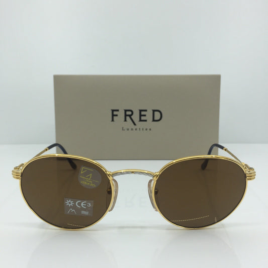 Vintage Fred Lunettes Ouragan Gold Sunglasses - Super Vision Optical