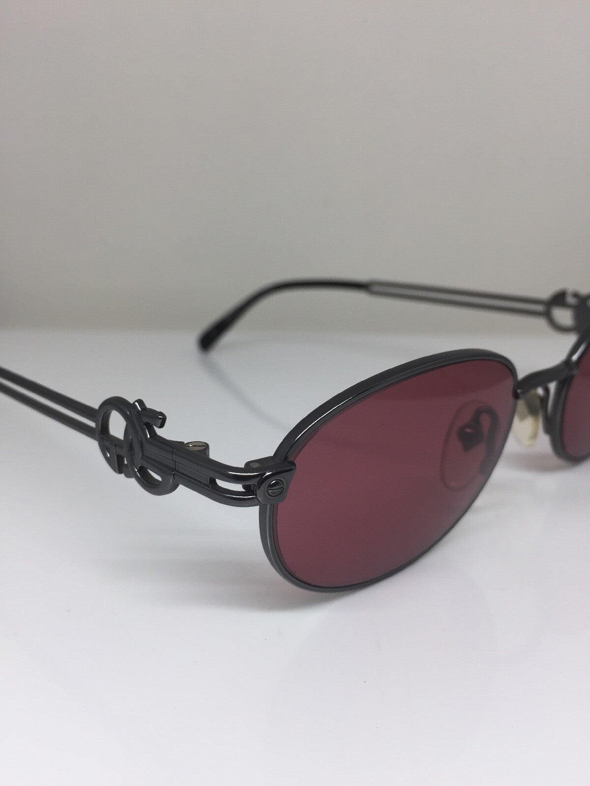 Vintage Jean Paul Gaultier JPG 57-5101 Gunmetal Sunglasses - Super Vision Optical
