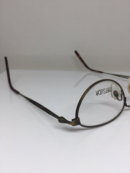 Vintage Matsuda 2877 Gold Eyeglasses - Super Vision Optical
