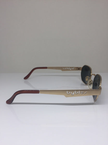 Vintage Byblos B 611-S Gold Sunglasses - Super Vision Optical