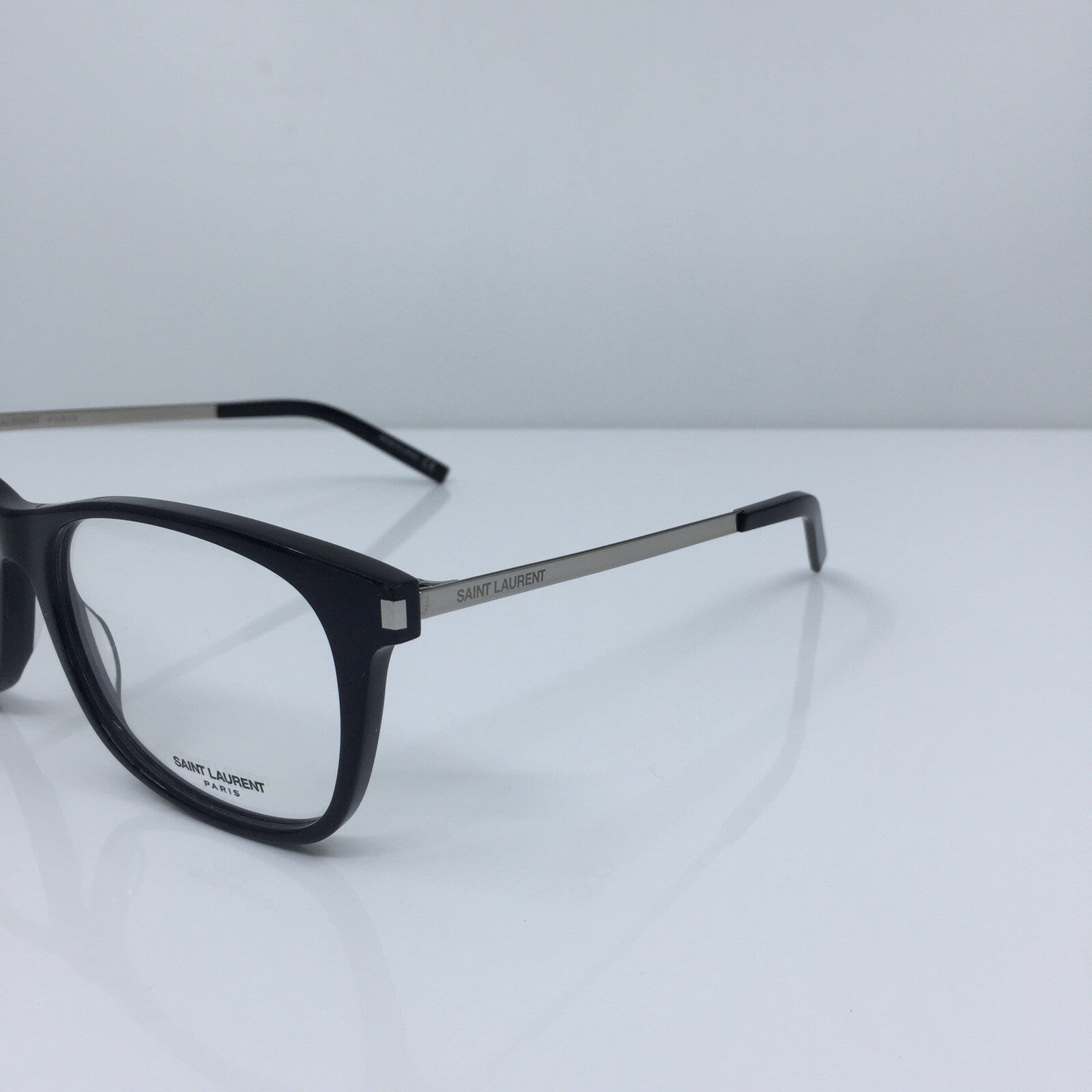 Vintage Saint Laurent SL 26 Silver Eyeglasses - Super Vision Optical