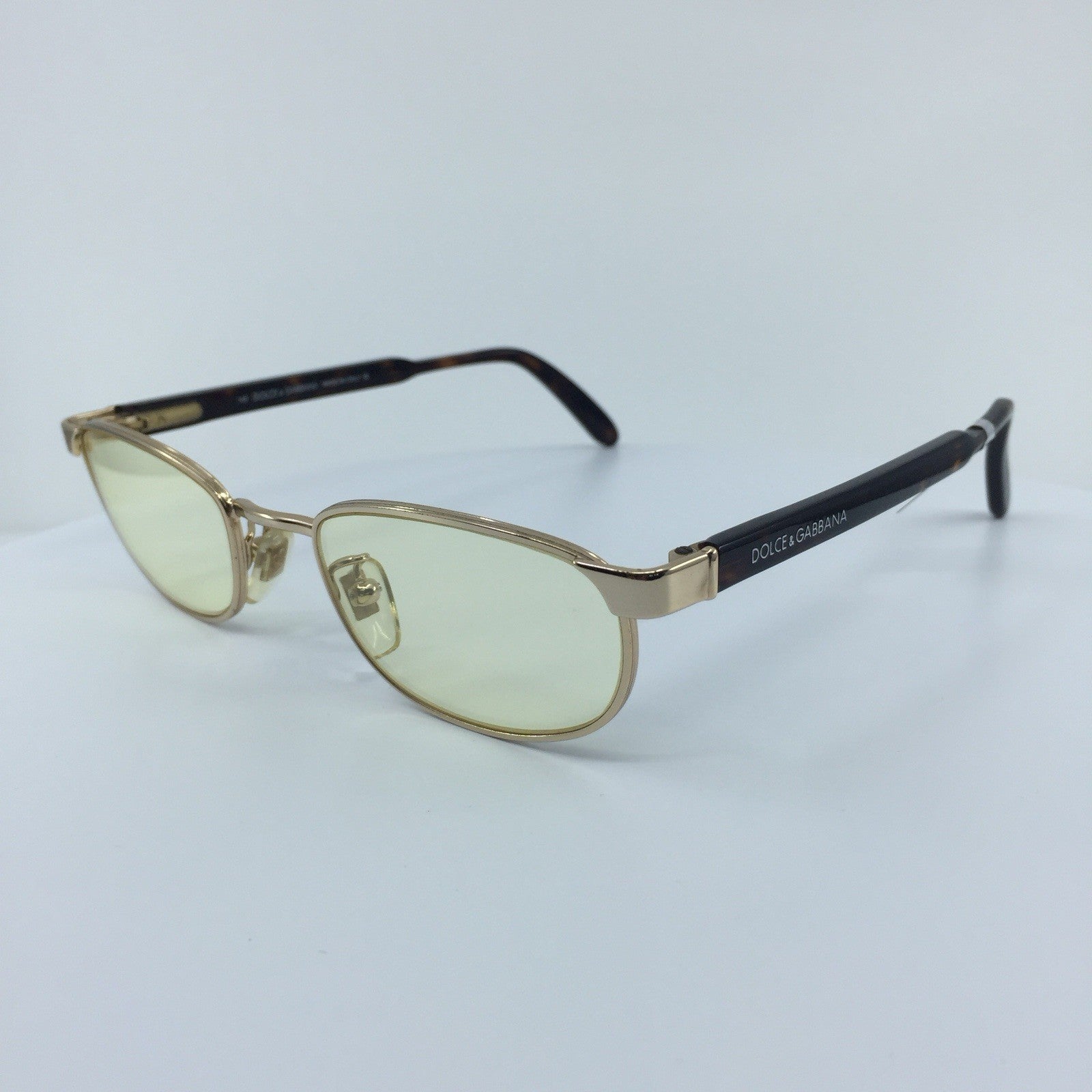 Vintage Dolce & Gabbana DG 106 Gold Sunglasses - Super Vision Optical