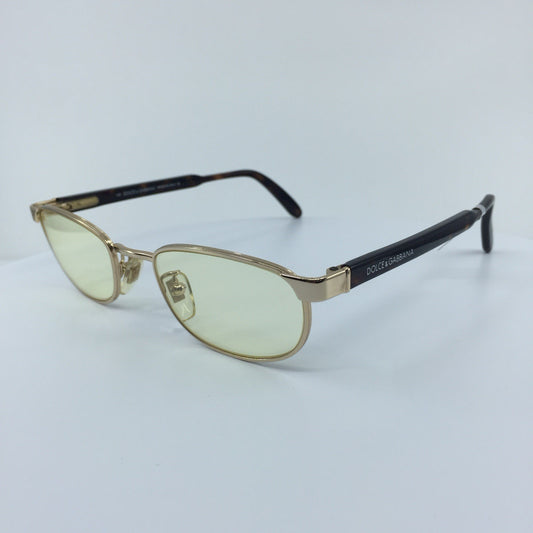Vintage Dolce & Gabbana DG 106 Gold Sunglasses - Super Vision Optical