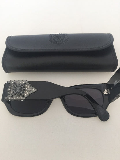 Vintage Versace 413/H Black Sunglasses - Super Vision Optical