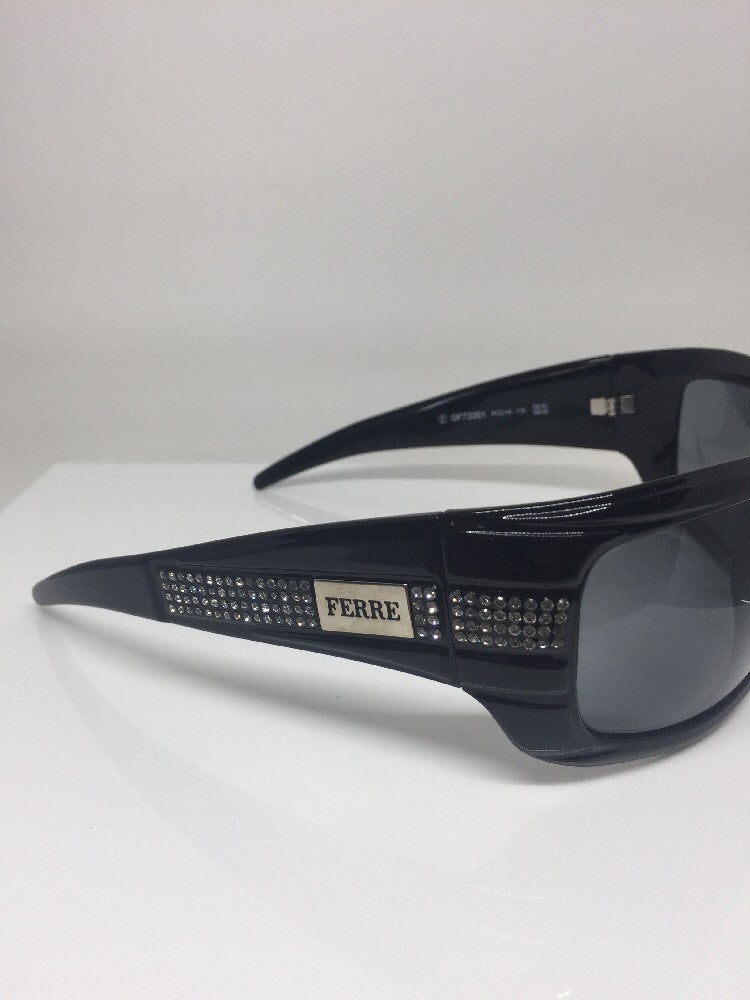 Vintage Gianfranco Ferre GFF 73301 Black Sunglasses - Super Vision Optical