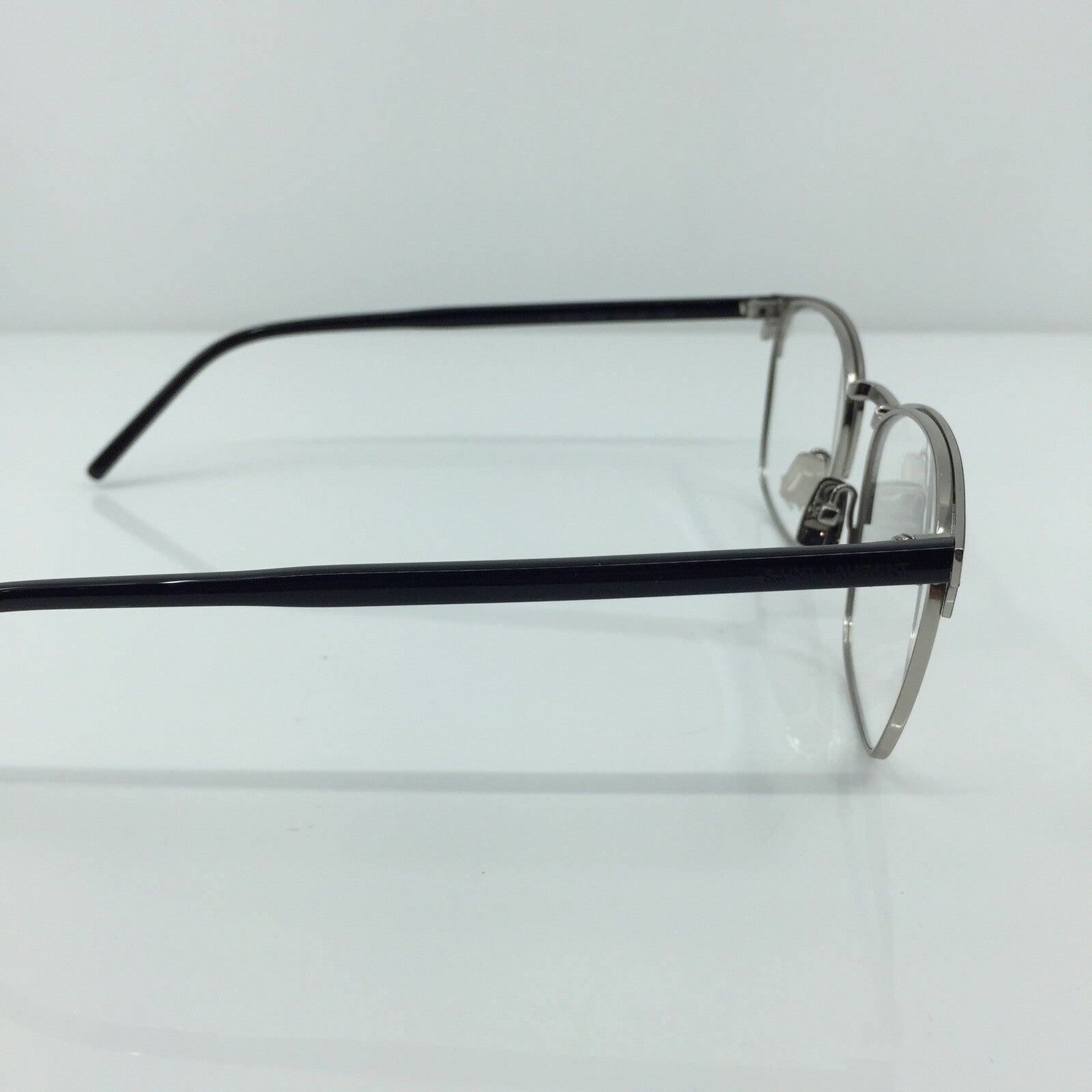 Vintage Saint Laurent SL 224 Silver Eyeglasses - Super Vision Optical