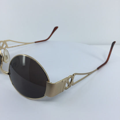 Vintage Saint Laurent YSL 6039 Gold Sunglasses - Super Vision Optical