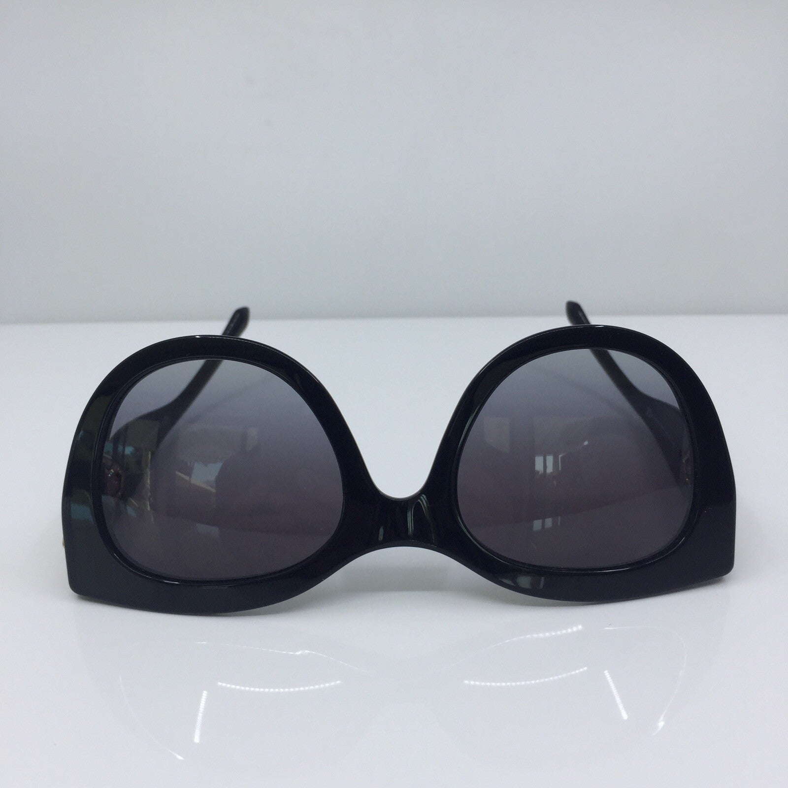 Vintage Bvlgari Bulgari 8214-B Black Sunglasses - Super Vision Optical