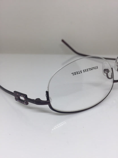 Vintage Gucci GG 2709 Strass Purple Eyeglasses - Super Vision Optical