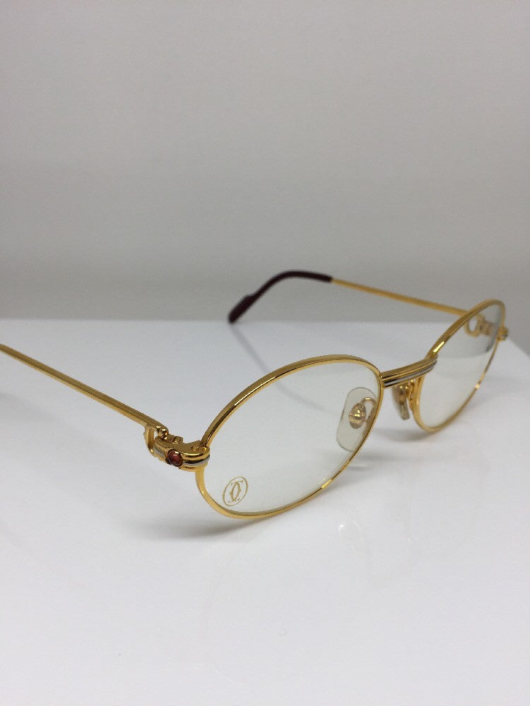 Vintage Cartier Saint Honore Limited Series Gold Eyeglasses - Super Vision Optical