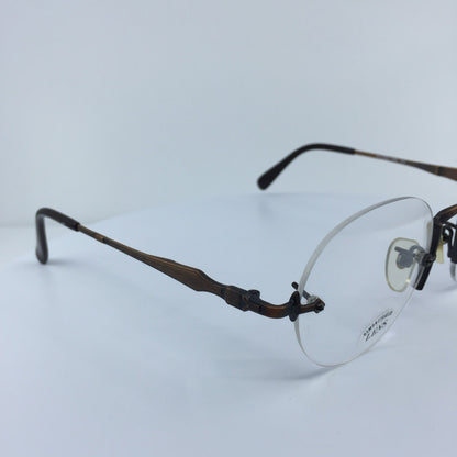 Vintage Beau Monde Collection Westbury Brown Eyeglasses - Super Vision Optical