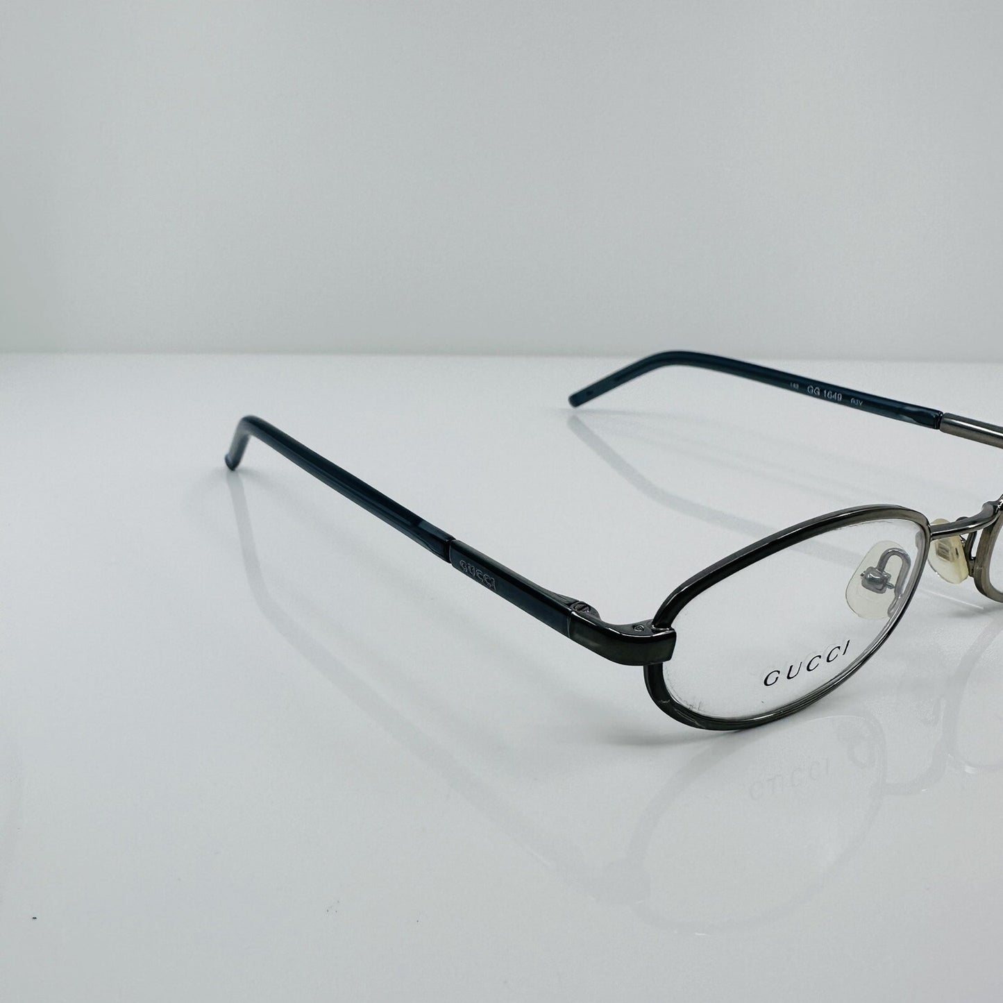 Vintage Gucci GG 1649 Silver Eyeglasses - Super Vision Optical