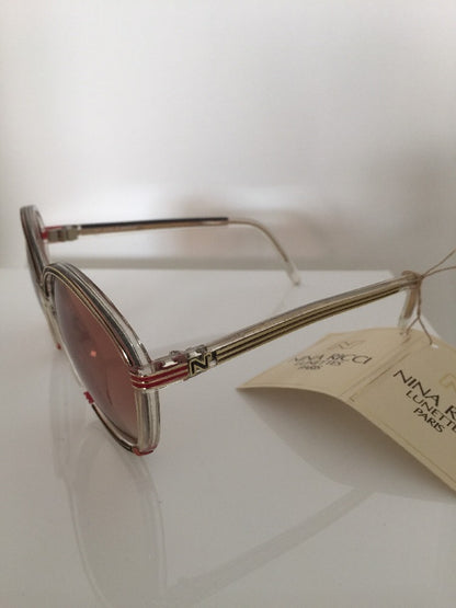 Vintage Nina Ricci NINA RICCI NBLR 1400 Gold Sunglasses - Super Vision Optical