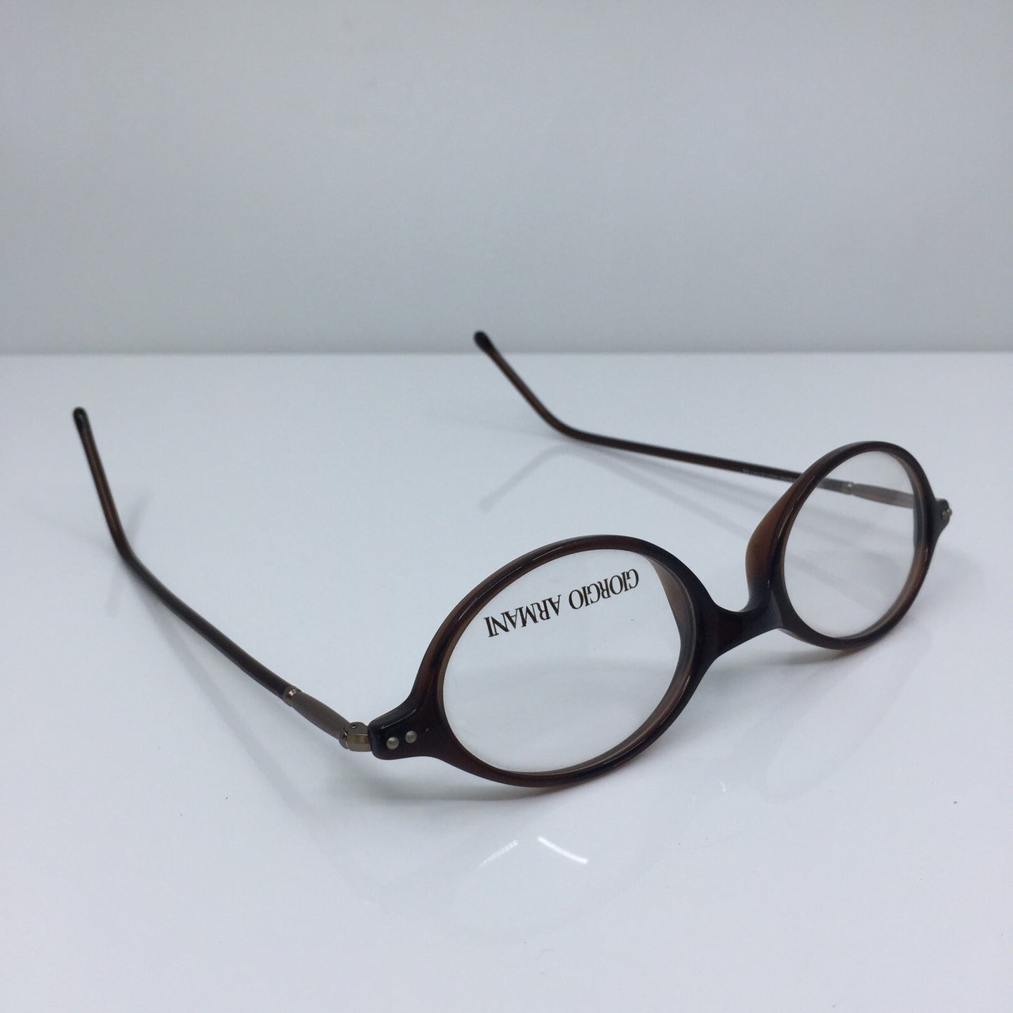 Vintage Giorgio Armani GA 388 Brown Eyeglasses - Super Vision Optical