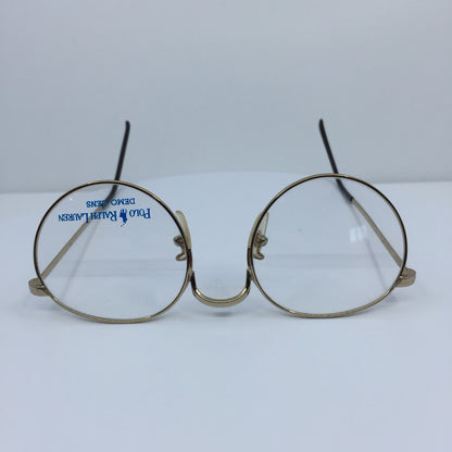 Vintage Ralph Lauren Polo Classic XXV By Ralph Lauren Gold Eyeglasses - Super Vision Optical