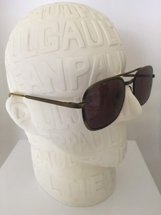Vintage Jean Paul Gaultier JPG 56-1172 Gold Sunglasses - Super Vision Optical