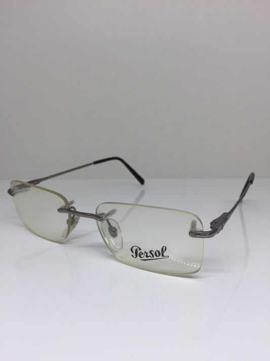 Vintage Persol 2107-V Gunmetal Eyeglasses - Super Vision Optical