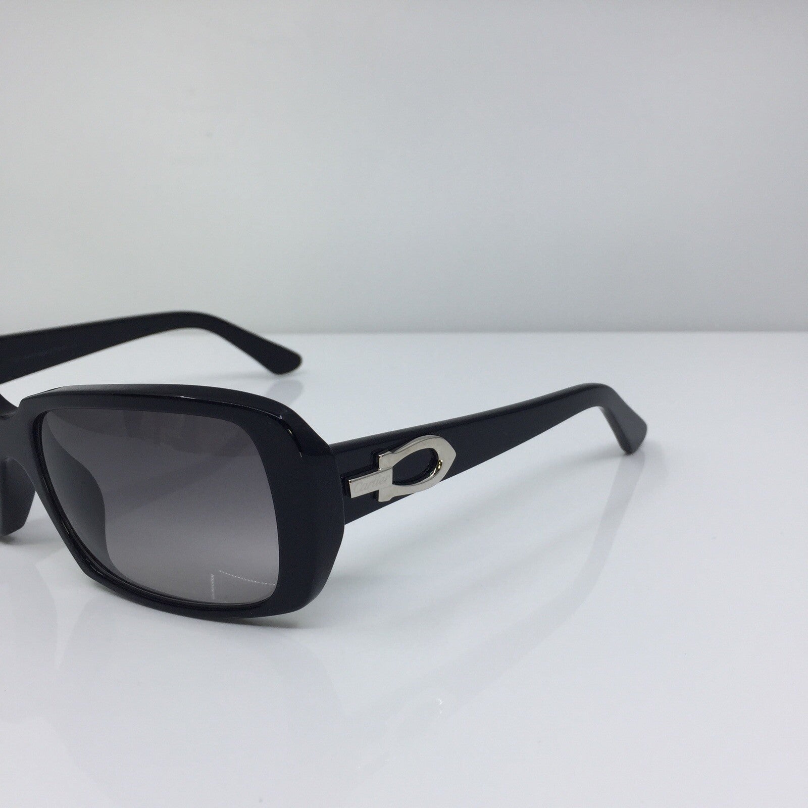 Vintage Cartier T8200608 Black Sunglasses - Super Vision Optical