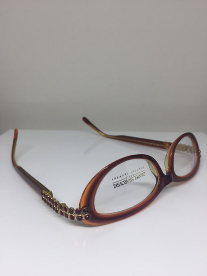 Vintage Daniel Swarovski S143/20 6052 Gold Eyeglasses - Super Vision Optical